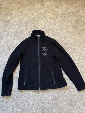 Port Authority Black Fleece Full-Zip Jacket
